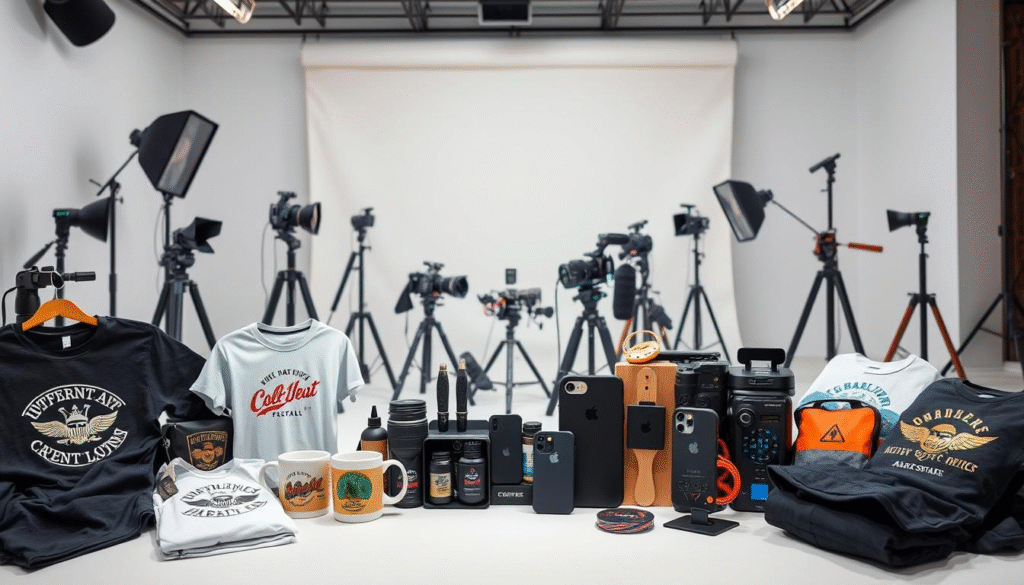 physical products for content creators