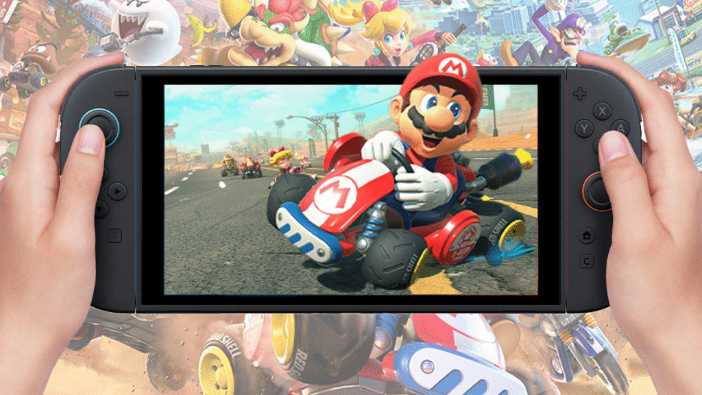 Nintendo Switch 2 console with enhanced features.