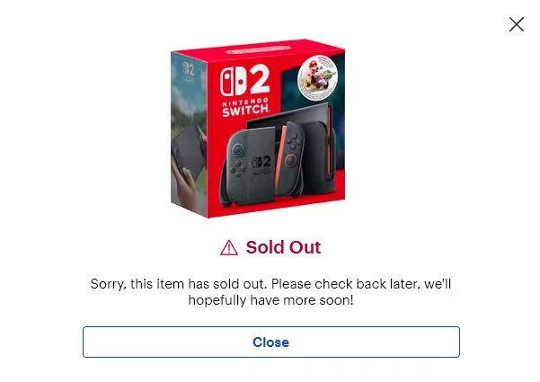 Gamer facing issues with Best Buy Switch 2 preorder.