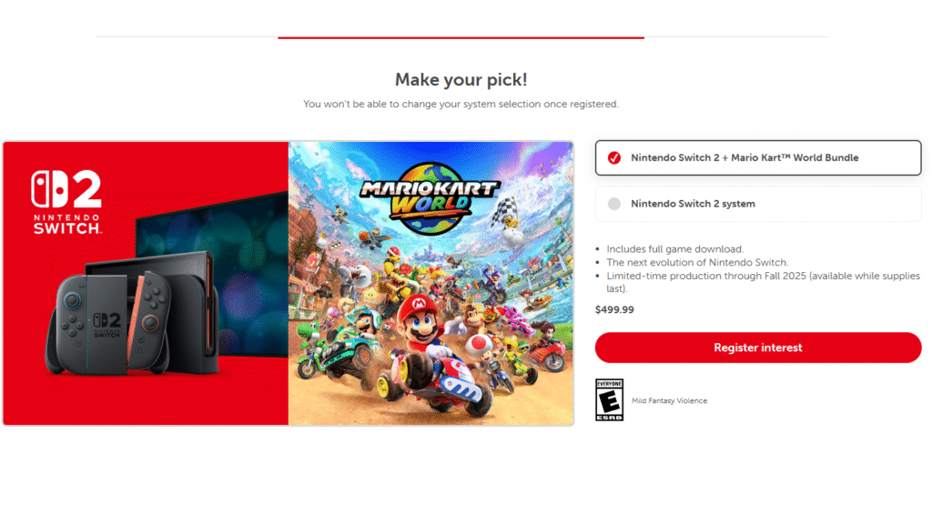Tips for securing your Nintendo Switch 2 preorder.