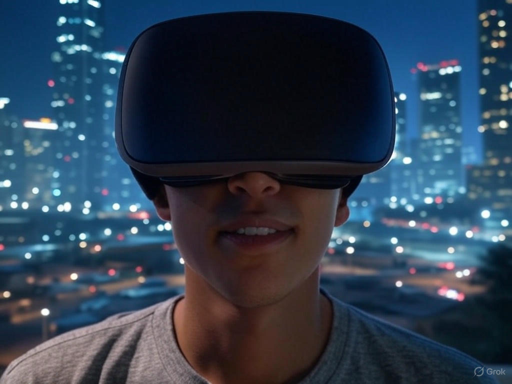 VR headset showcasing the future of cloud gaming 2025 and beyond.